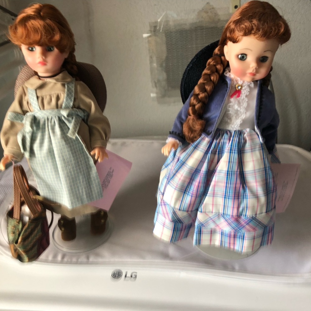 MA Anne of Green Gables Charming Plaid Dress Dolls Set -954 $150 or $135 w/offer